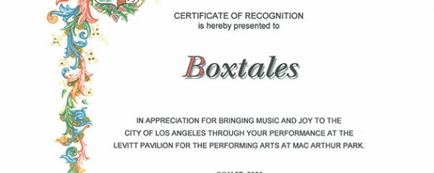 Bringing Music and Joy to the City of LA 2008